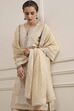 Beige Chanderi Straight Dyed Suit Set image number 7