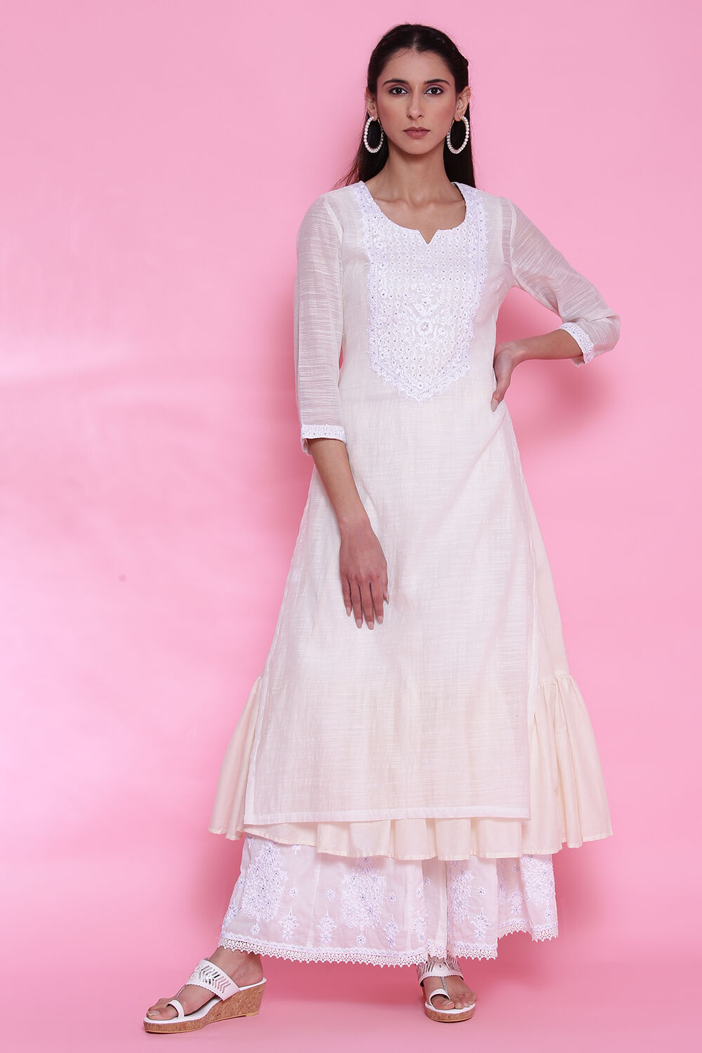 Biba chikankari kurta clearance