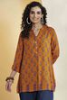 Indigo Viscose Rayon Straight Kurta image number 6
