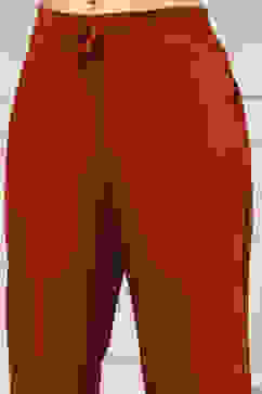 Maroon Cotton Hand Embroidered Unstitched Suit Set image number 3