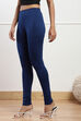 Camel Cotton Blend Solid Churidar image number 2