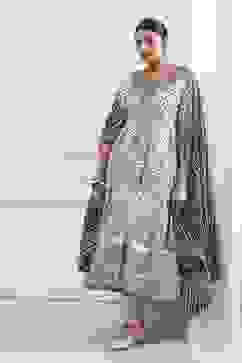 White Cotton Kalidar Suit Set image number 0