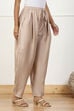 Beige Polyester Palazzo Pants image number 3