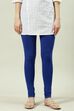 Camel Cotton Blend Solid Churidar image number 3