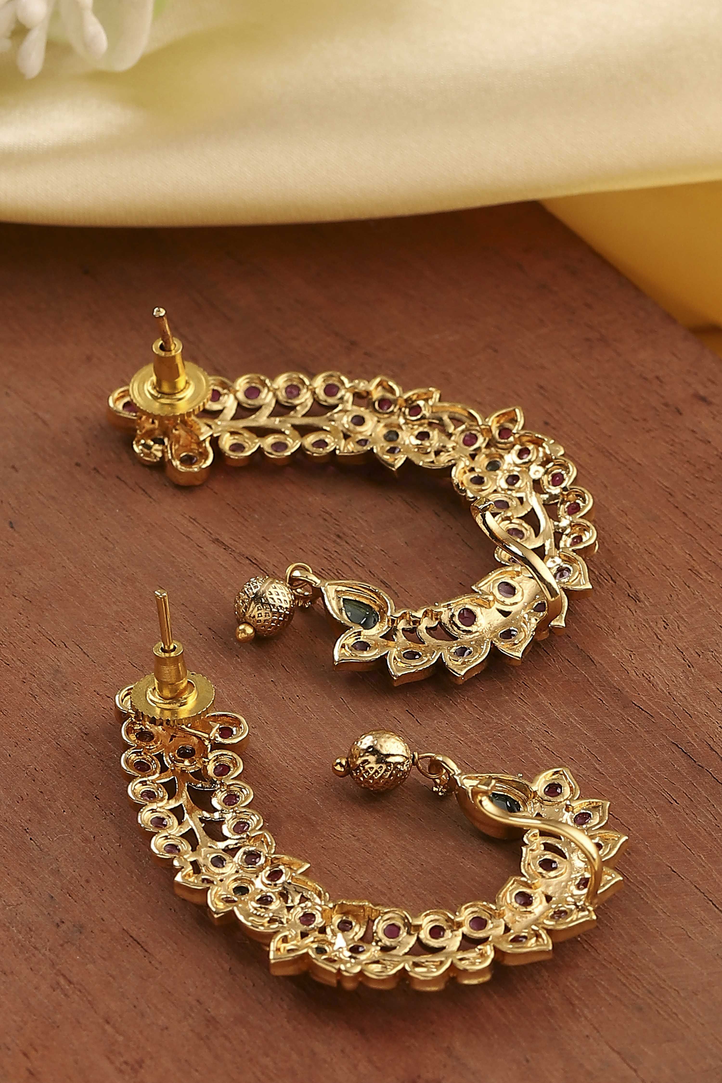 Gold Brass Earcuff image number 2