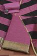 Onion Pink Cotton Unstitched Suit Set image number 0