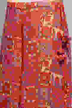 Pink Polyester Short Kurta Printed Suit Set image number 3