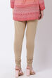 Fuschia Cotton Blend Solid Churidar image number 4