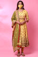 Yellow Cotton Anarkali Suit image number 6