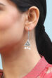 Silver Brass Earrings image number 1