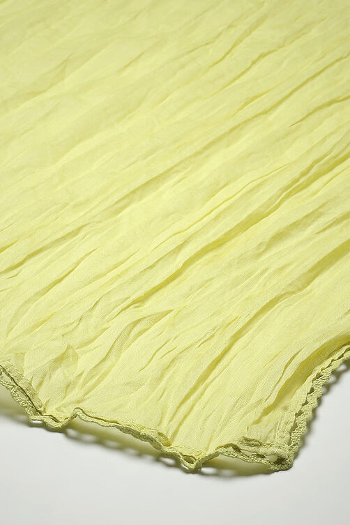 Yellow Cotton Dupatta image number 1