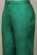 Green Cotton Handloom Unstitched Suit Set image number 3