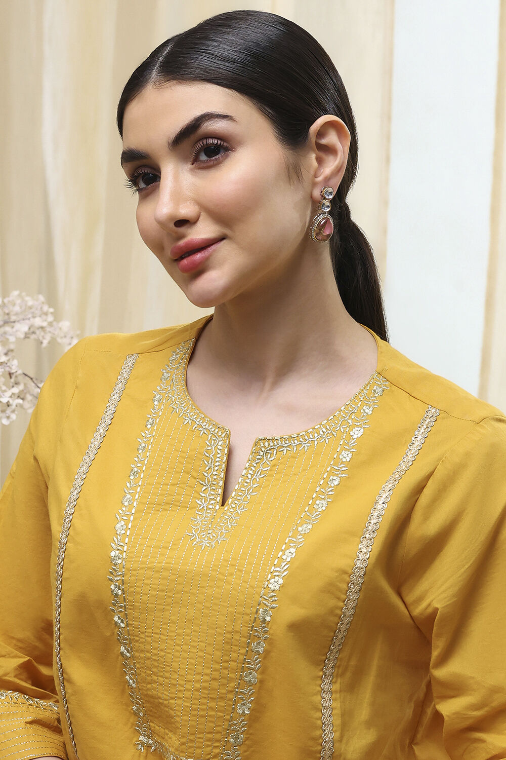 Light Pink Brass Drop & Danglers image number 3