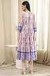Blue Cotton Fitted Suit Set image number 4