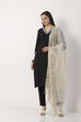 Off White Poly Cotton Dupatta image number 0