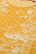 Yellow Cotton Straight Printed Kurta image number 1