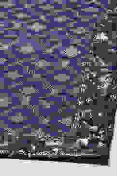 Blue LIVA Kalidar Kurta Salwar Pant Suit Set image number 3