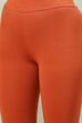 Black Cotton Blend Solid Leggings image number 1