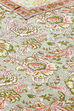Dull Green Cotton Panelled Unstitched Suit Set image number 2