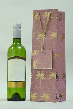 Mauve Wine Gift Bag image number 3