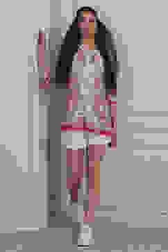 Blue Cotton Printed Straight Short Kurta image number 5