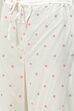 Aqua Blue and White Cotton Straight Suit Set image number 3