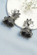 Silver Oxidised Jhumkas image number 2