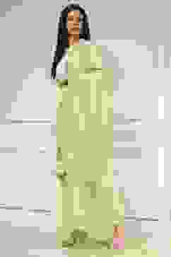 Green Cotton Straight Suit Set image number 3