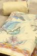 Peach Cotton Printed Unstitched Suit Set image number 1