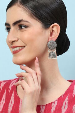White Brass Earrings image number 3