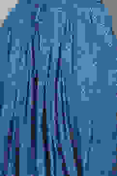 Blue Art Silk Asymmetric Kurta Salwar Suit Set image number 3