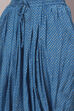 Blue Art Silk Asymmetric Kurta Salwar Suit Set image number 3