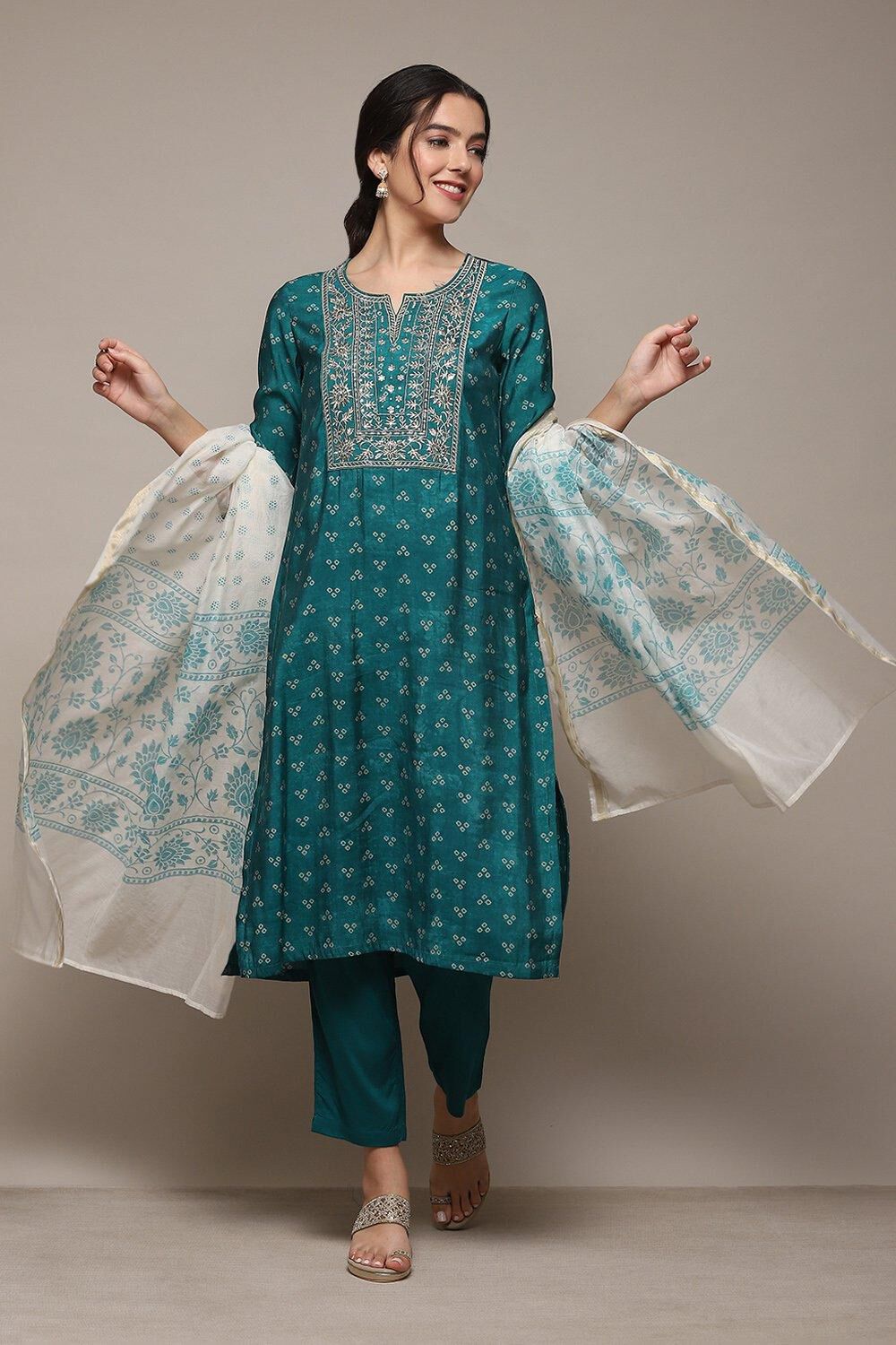 Biba green suit set sale