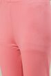 Camel Cotton Blend Solid Churidar image number 1