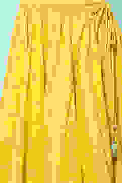 Green Cotton Printed Short Kurta Lehenga Set image number 3