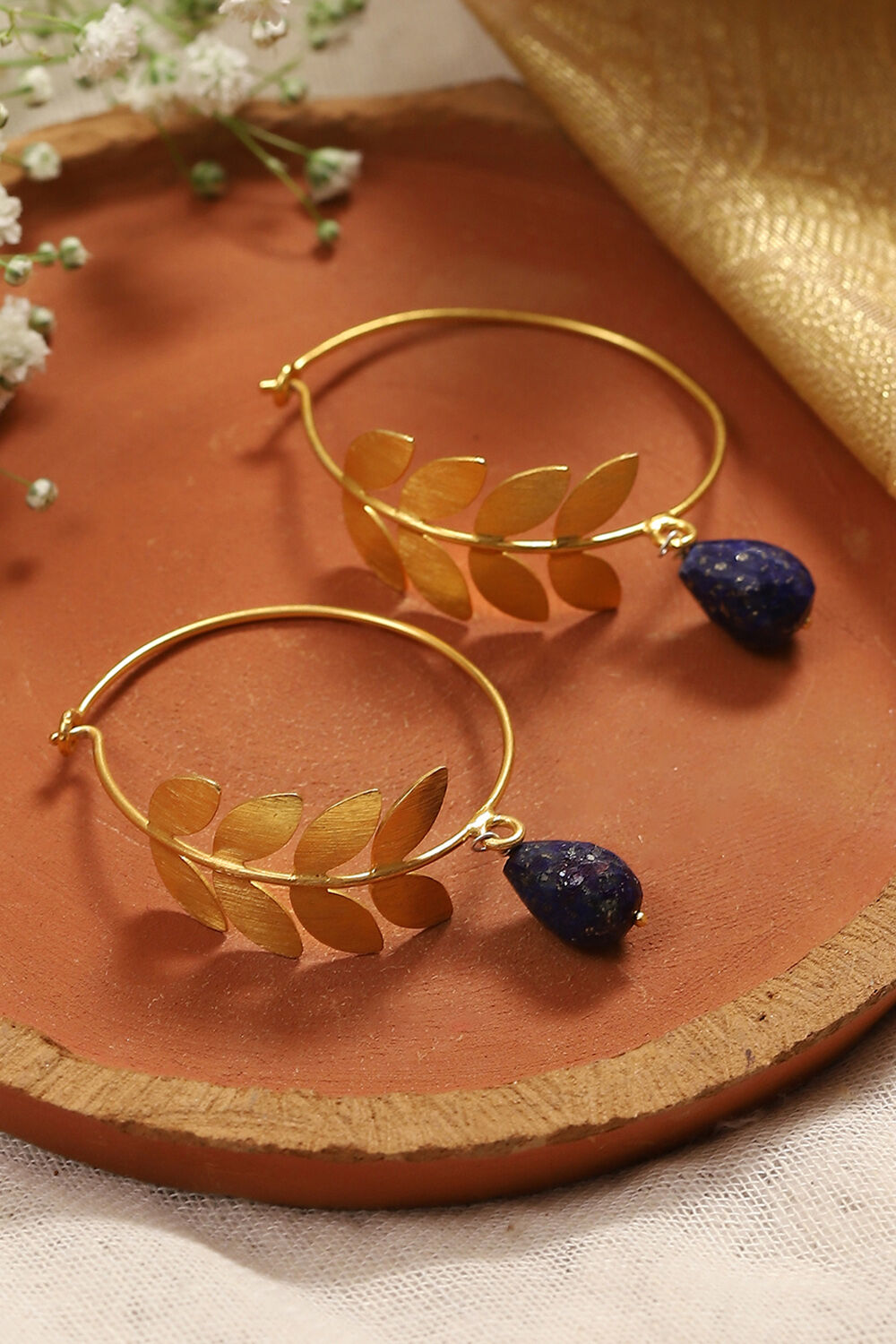 Blue 925 Sterling Silver Earrings image number 2