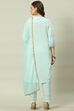 Soft Mint Relaxed Kurta Relaxed Pant Suit Set
