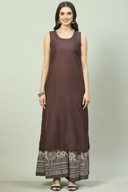 Sand Brown Suit Set image number 1