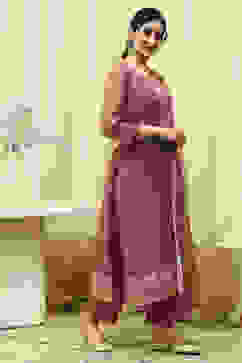 Coral Tissue Jamdani Unstitched Suit Set image number 6