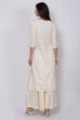 Off White Cotton Kurta Sharara Kurta Sharara Suit Set image number 4