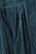 Teal Art Silk Flared Kurta Salwar Suit Set image number 2