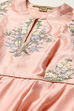Rohit Bal Peach Cotton Blend Anarkali Kurta Suit Set image number 1