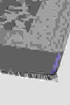 Smokey Blue Acrylic Yarndyed Dupatta image number 1