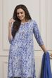 Black Rayon Printed Straight Suit Set image number 7