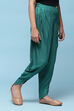 Green Rayon Solid Herem Dhoti image number 3