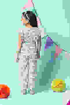 White Viscose Straight Jumpsuit image number 4