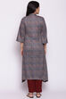 Maroon Woolen Printed Kurta image number 5