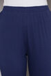 Black Cotton Blend Solid Churidar image number 4