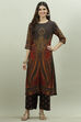 Brown Rayon Palazzo image number 5