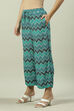 Turquoise LIVA Pants image number 3